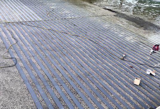NOVEMBER 2025 - 90mm FRP Black Deck Treads fitted to Gisborne District Council boat ramp