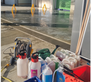 JULY 2025 - Anti slip treatment to concrete loading bay floor at large storage facility